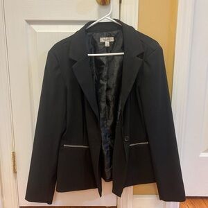 Dressbarn Classic Black Blazer